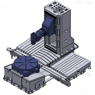 卧式五轴加工中心